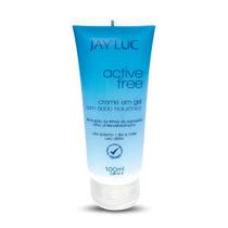 Creme Facial Em Gel Active Free Jay Luc 100Ml, Gel Hidratante Facial Com Ácido Hialurônico, Azul, Hidratação E Antienvel Creme Facial Em Gel Active Free Jay Luc 100Ml, Gel Hidratante Facial Com Ácido Hialurônico, Azul, Hidratação E Antienvel
