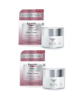 Creme facial Eucerin Sensitive Skin Q10 Anti-Rugas 50 mL (x2)