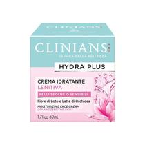 Creme Facial Hidratante Clinians Hydra Plus para Pele Seca ou Sensível - 50ML