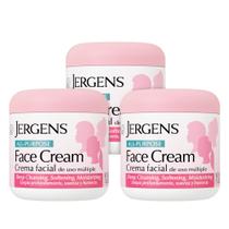 Creme Facial Jergens All Purpose Deep Cleansing - 450ml (Pacote com 3)