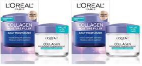 Creme Facial L'Oréal Paris Collagen Moisture 2x100 ml Creme Facial L'Oréal Paris Collagen Moisture 2x100 ml
