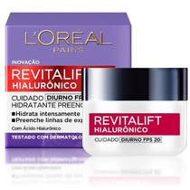 Creme Facial L'Oréal Revitalift Hialurônico Diurno FPS 20 49g