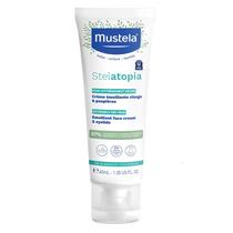 Creme facial Mustela Stelatopia, emoliente para pele propensa a eczema, 40 ml