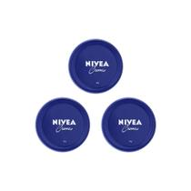 Creme Facial Nivea 97G Azul Hidratante - Kit C/3Un