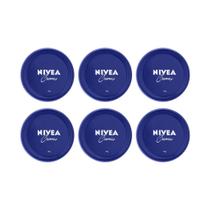 Creme Facial Nivea 97G Azul Hidratante - Kit C/6Un