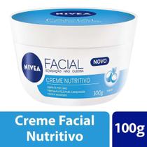 Creme Facial Nivea Cuidado Nutritivo 100g hidratante facial não oleoso