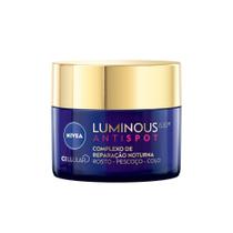 Creme Facial Nivea Luminuos Complexo De Reparação Noturna Luminous 630 50ml