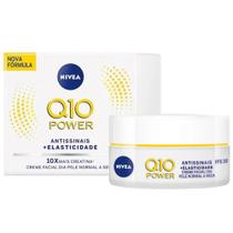 creme facial nivea q10 power dia antissinais + elasticidade fps30 nova fórmula reduz rugas 50g dia