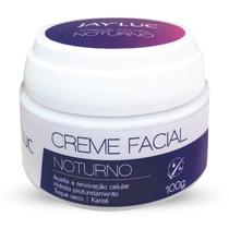 Creme Facial Noturno Jay Luc 100G, Creme De Tratamento Noturno Para O Rosto, Azul, Renovação Celular E Hidratação Profun Creme Facial Noturno Jay Luc 100G, Creme De Tratamento Noturno Para O Rosto, Azul, Renovação Celular E Hidratação Profun
