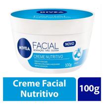 Creme Facial Nutritivo Nivea Pote 100g Karité Hidrata por 24H Pré Maquiagem Rápida Absorção