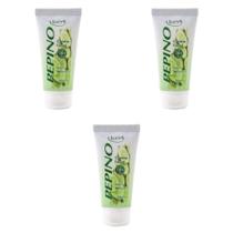 Creme Facial Pepino Para Clarear E Hidratar 3 Unidades