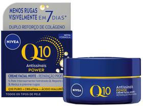 Creme Facial Q10 Anti Rugas Mais Elasticidade Noturno Nívea