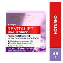 Creme Facial Revitalift Hialurônico Noturno Loréal Paris 49g