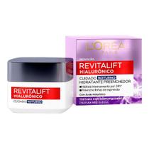 Creme Facial Revitalift Hialurônico Noturno Loreal Paris Pote 49g Antirrugas de Hidratação Intensa 24 Horas - L'oréal Paris