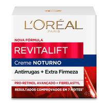 Creme Facial Revitalift Noturno Antirrugas Loréal Paris 49g