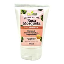 Creme Facial Rosa Mosqueta - Hidrata profundamente, Nutri, Clareia manchas, Revitalização da pele