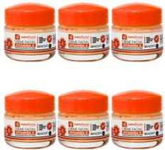 CREME FACIAL VITAMINA C RENOVIT NANOTECNOLOGIA 30gr NATUFLORES 6un