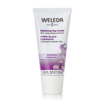 Creme facial Weleda Hydrating Day 30mL com óleo de jojoba de raiz de íris