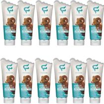 Creme Fashion Sebo de Carneiro Ureia 10% Bisnaga 200ml Kit 12 Unidades