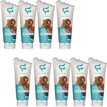 Creme Fashion Sebo de Carneiro Ureia 10% Bisnaga 200ml Kit 9 Unidades
