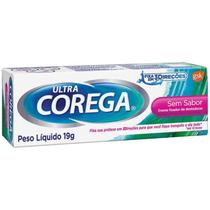 Creme Fixador de Dentadura Corega Ultra Sem Sabor 19G Creme Fixador de Dentadura Corega Ultra Sem Sabor 19G