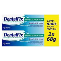 Creme Fixador de Dentadura Dentalfix Sabor Menta 2 unidades 68g Creme Fixador de Dentadura Dentalfix Sabor Menta 2 unidades 68g