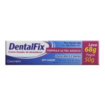Creme Fixador De Dentadura Dentalfix Sem Sabor, Leve 68G Pague 50G Creme Fixador De Dentadura Dentalfix Sem Sabor, Leve 68G Pague 50G