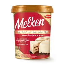 Creme Ganache Chocolate Branco Melken 1Kg Harald