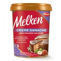 Creme Ganache chocolate com avelã Melken 1,0kg Harald