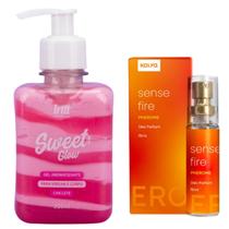 Creme Gel Beijável Aroma Sweet Perfume Feromonios SenseFire