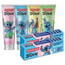 Creme Gel Dental Infantil Stitch 100gr Pasta dente Morango