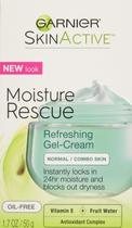 Creme Gel Refrescante Garnier Moisture Rescue 50ml - Pacote com 3 Unidades