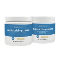 Creme hidratante Amazon Basics para pele seca para rosto, 480 ml, pacote com 2 Creme hidratante Amazon Basics para pele seca para rosto, 480 ml, pacote com 2