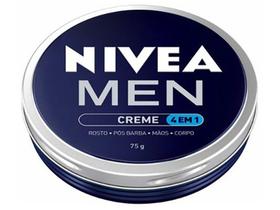 Creme Hidratante Corporal e Facial Nivea - Men Creme 4 em 1 75g