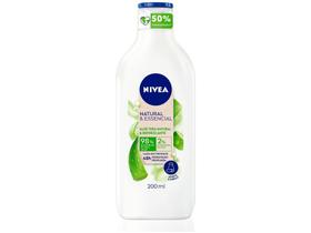 Creme Hidratante Corporal Nivea - Natural e Essencial Aloe Vera Refrescante 200ml