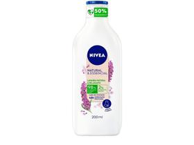 Creme Hidratante Corporal Nivea - Natural e Essencial Lavanda Relaxante 200ml