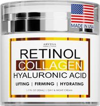 Creme hidratante de retinol Arvesa para rosto com colágeno e HA Creme hidratante de retinol Arvesa para rosto com colágeno e HA