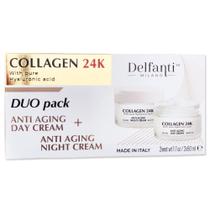 Creme hidratante Delfanti COLLAGEN 24K para dia e noite antienvelhecimento