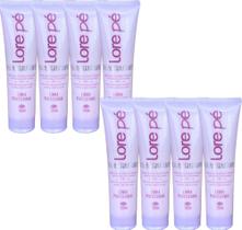 CREME HIDRATANTE EXTRATOS NATURAIS E COLAGENO 300ml LORE PÉ - KIT 8und