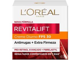 Creme Hidratante Facial Anti-idade L'Oréal Paris Revitalift Pro-Retinol Diurno FPS 30, 49g Creme Hidratante Facial Anti-idade L'Oréal Paris Revitalift Pro-Retinol Diurno FPS 30, 49g