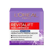 Creme Hidratante Facial Antirrugas Revitalift Hialurônico Loreal Paris NOTURNO - 49 G Creme Hidratante Facial Antirrugas Revitalift Hialurônico Loreal Paris NOTURNO - 49 G