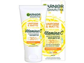 Creme Hidratante Facial Garnier Uniform&Matte - Skin Active 30 FPS 40g