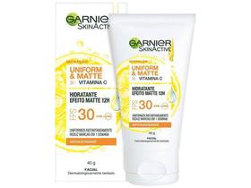 Creme Hidratante Facial Garnier Uniform&Matte - Skin Active 30 FPS 40g