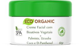 Creme Hidratante Facial pós máscara de argila, orgânico 60g - Eco Spa