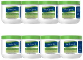 CREME HIDRATANTE HIPOALERGICO NATUPHIL 250gr NATUFLORES kit 8un