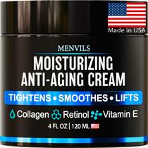 Creme hidratante Menvils Anti Aging & Wrinkle para homens 120mL