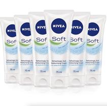 Creme hidratante NIVEA Soft 75mL (pacote com 6) Creme hidratante NIVEA Soft 75mL (pacote com 6)