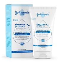 Creme Hidratante Nutritivo Derma Protect Johnson's Baby para Todos os Tipos de Pele 200ml - JXJ - Johnson & Johnson