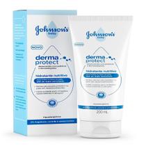 Creme Hidratante Nutritivo Derma Protect Johnson's Baby para Todos os Tipos de Pele 200ml