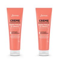 Creme Hidratante Para Mãos e Unhas Kit 2Un 60gr Cada